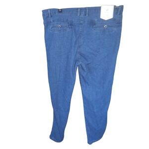 Jett Jeans Womens XL 30.5L Blue Straight Fit Stretch Denim Pants Cotton Blend